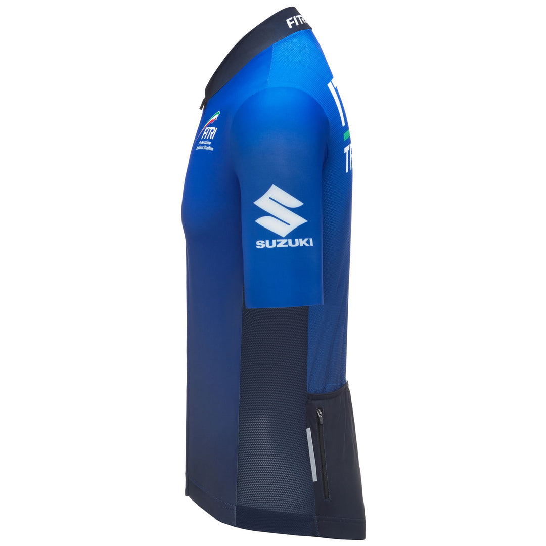 Blue Men's Triathlon Jersey for Active Performance main