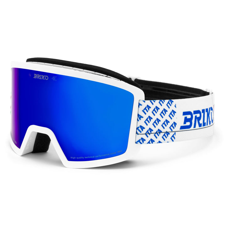 Unisex Blue and White Ski Goggles with Anti-Fog and UV Protection 3