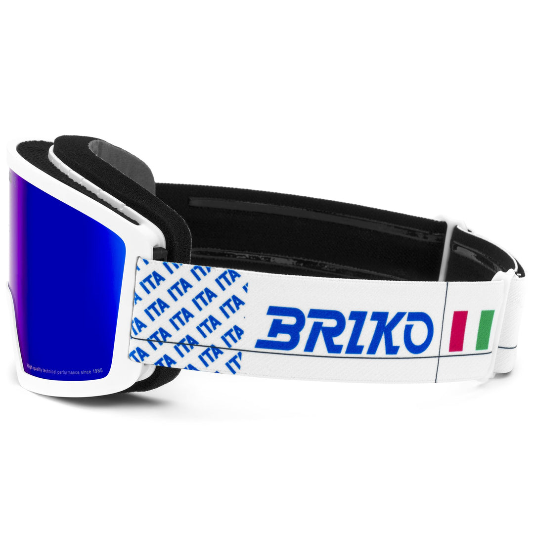 Unisex Blue and White Ski Goggles with Anti-Fog and UV Protection main