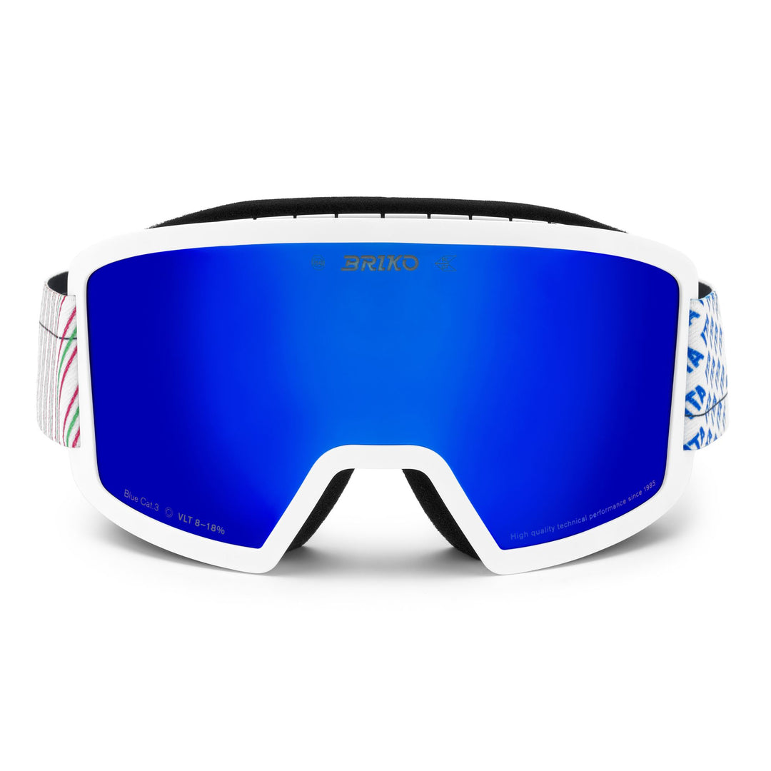 Unisex Blue and White Ski Goggles with Anti-Fog and UV Protection 01