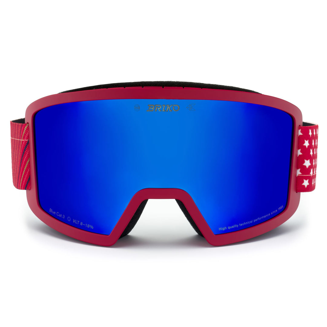 Unisex Red Ski Goggles with Anti-Fog and UV Protection for Young Athletes 01