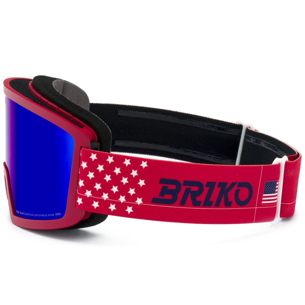 Unisex Red Ski Goggles with Anti-Fog and UV Protection for Young Athletes 02