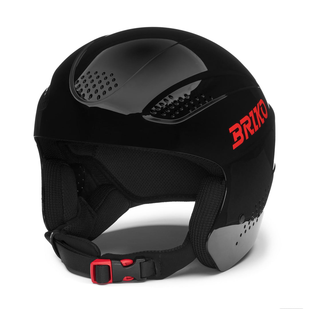 Casco da sci unisex nero per bambini con imbottitura rimovibile 01