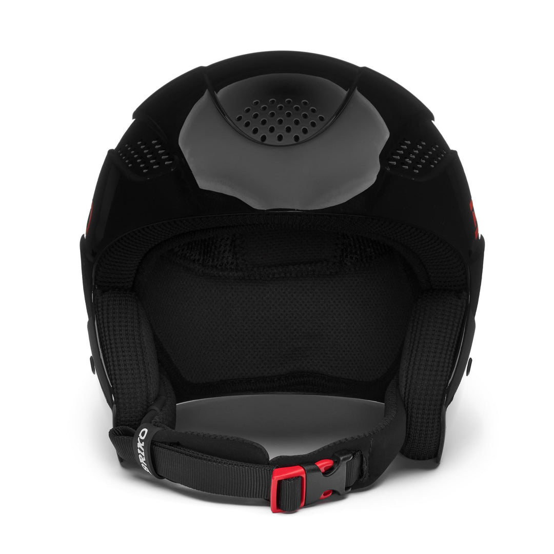 Unisex Black Ski Helmet for Kids with Removable Padding main