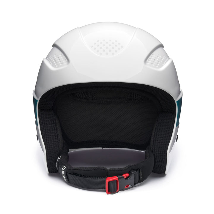 Unisex Violet and White Ski Helmet with Removable Padding 3