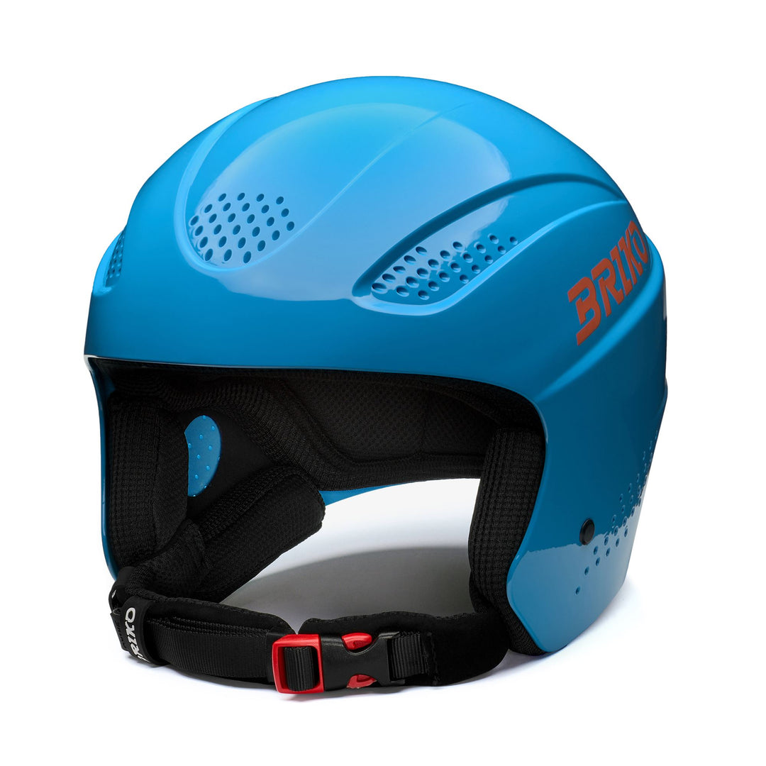 Unisex Blue and Orange Ski Helmet for Children 01