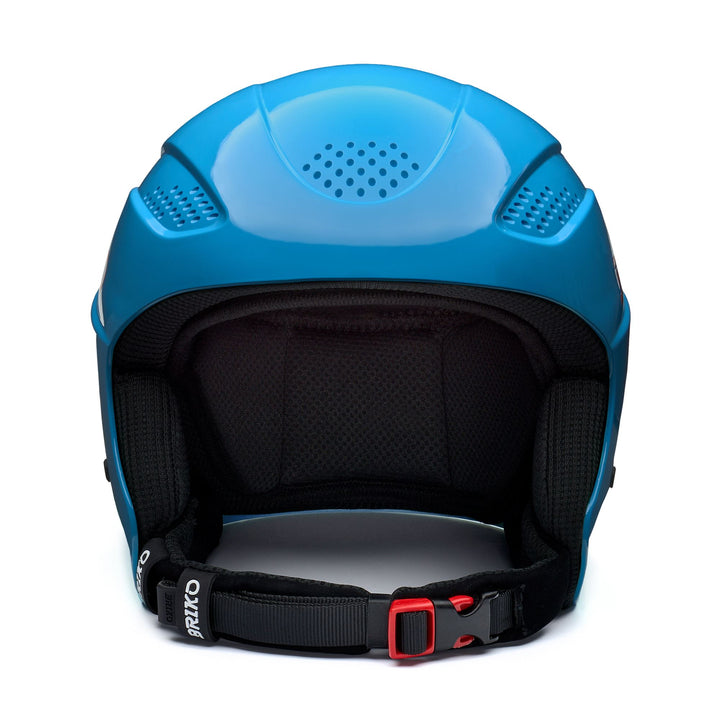 Unisex Blue and Orange Ski Helmet for Children 3
