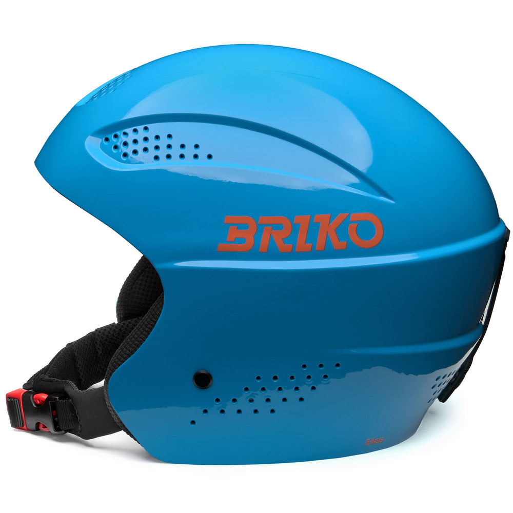 Unisex Blue and Orange Ski Helmet for Children 02