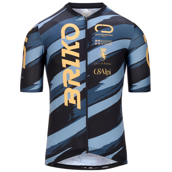 Unisex Black Cycling Jersey for Gran Fondo Events 1
