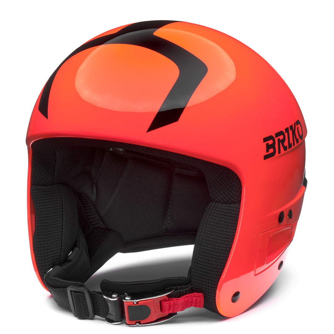 VULCANO FIS 6.8 EPP NW - Helmets - Helmet - Unisex - Shiny Orange Fluo-Black - Youth | 52 SIZE / Shiny Orange Fluo