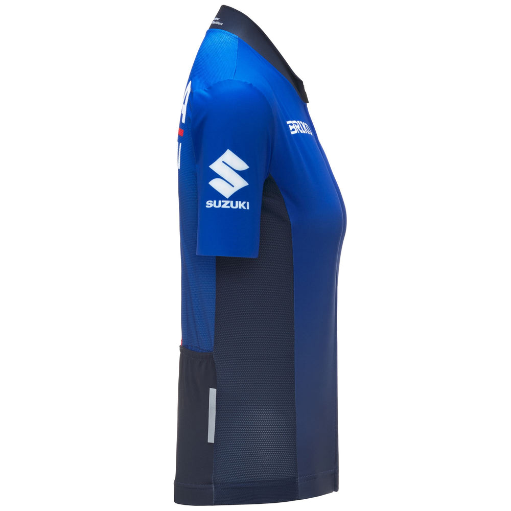 Maillot de triathlon bleu femme pour la performance active 02