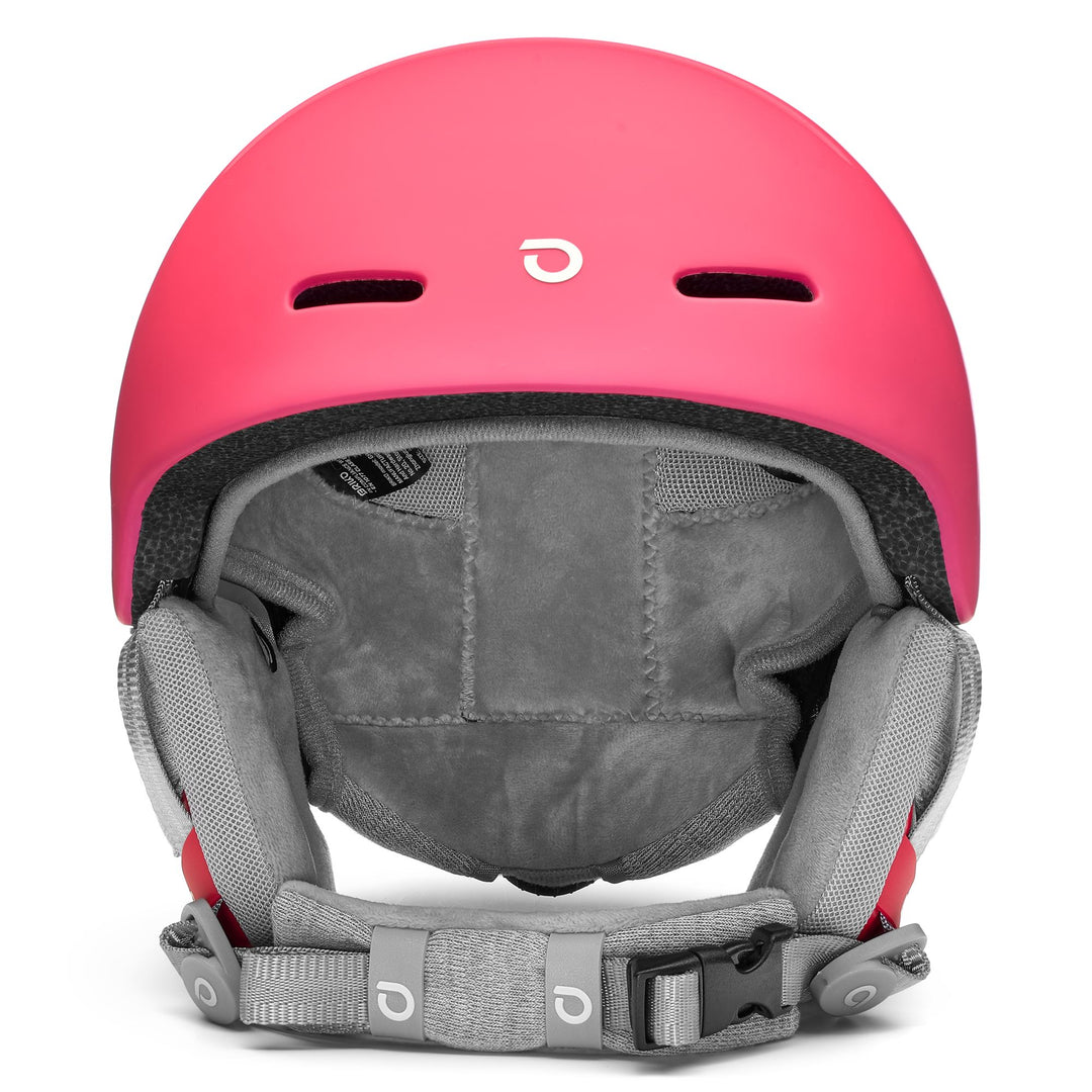 Red Women's Ski Helmet with In-Mold Technology and Removable Padding main