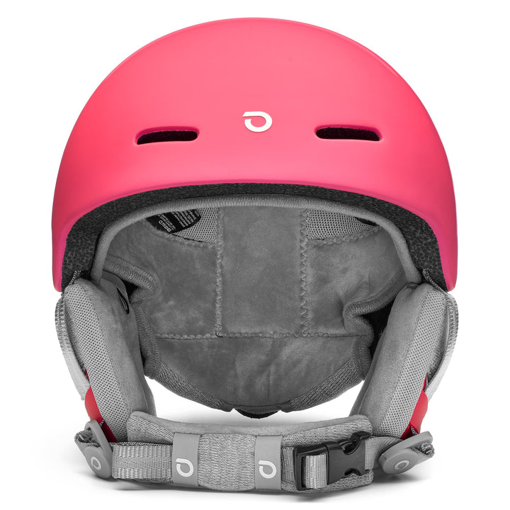 Red Women's Ski Helmet with In-Mold Technology and Removable Padding 3
