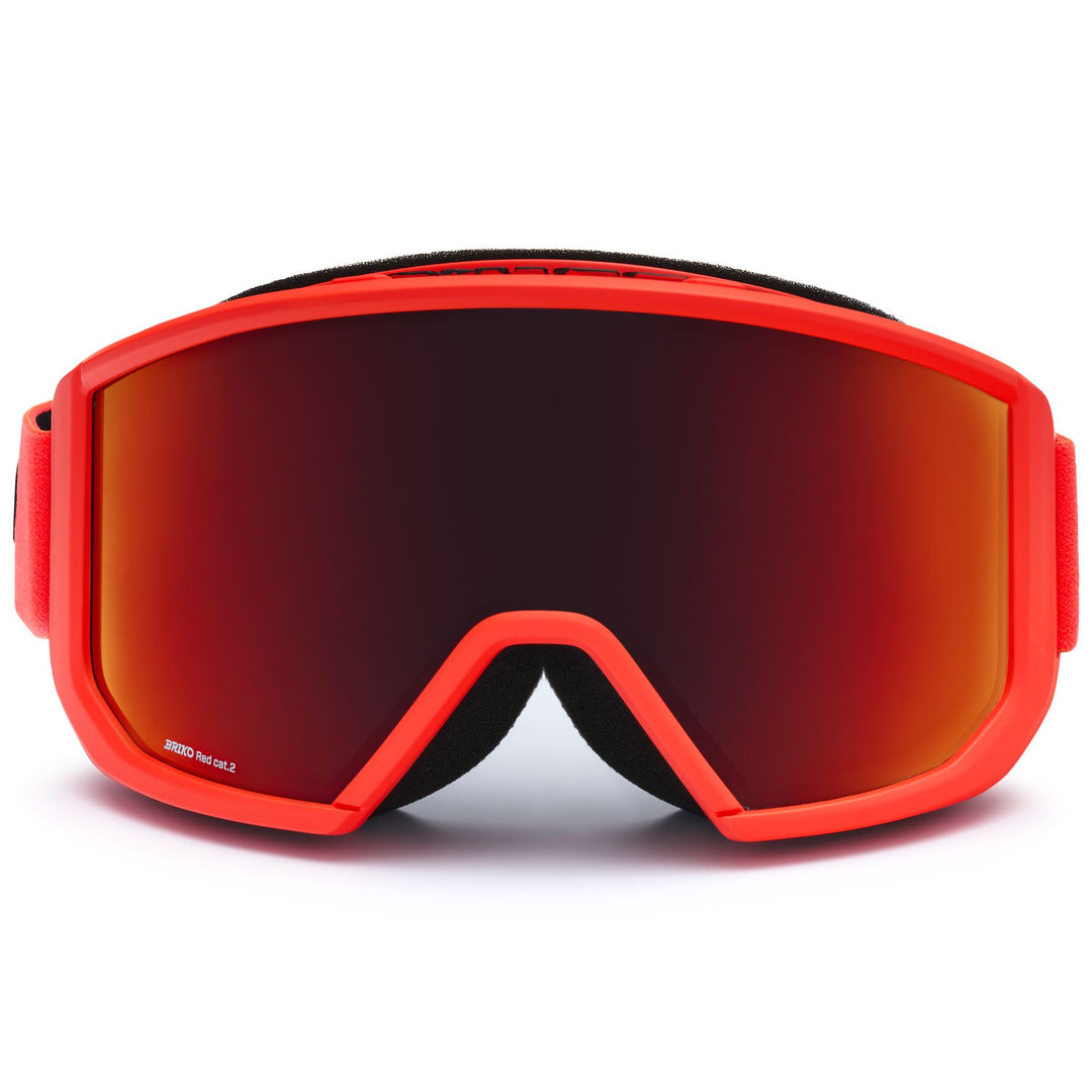 Unisex Orange Ski Goggles with Anti-Fog and UV Protection 01