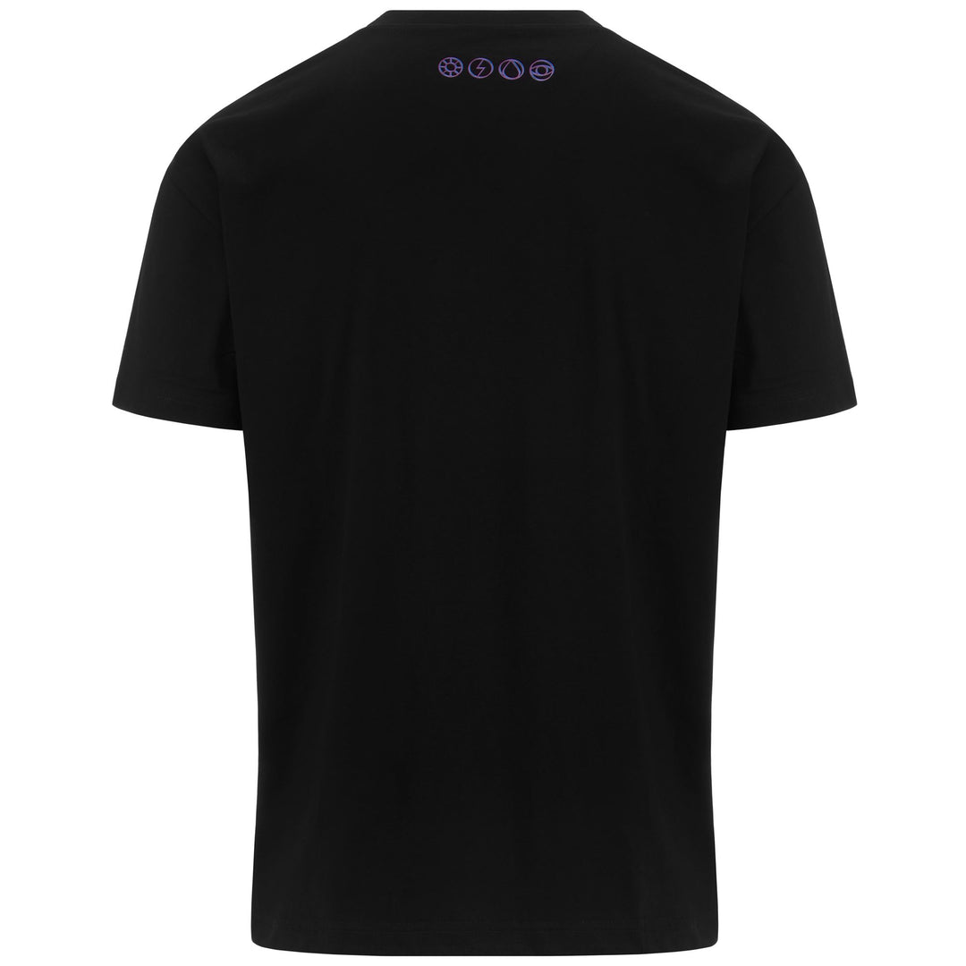 T-shirt unisexe noir en coton pour le cyclisme urbain main