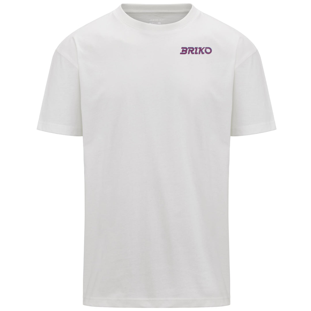 T-ShirtsTop Unisex BRIKO MERCH TEE T-Shirt WHITE Photo (jpg Rgb)			