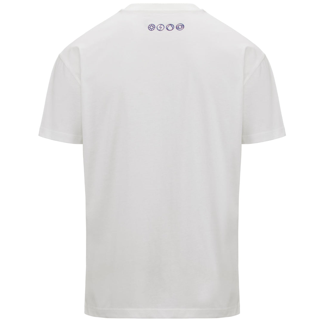 T-ShirtsTop Unisex BRIKO MERCH TEE T-Shirt WHITE Dressed Side (jpg Rgb)		