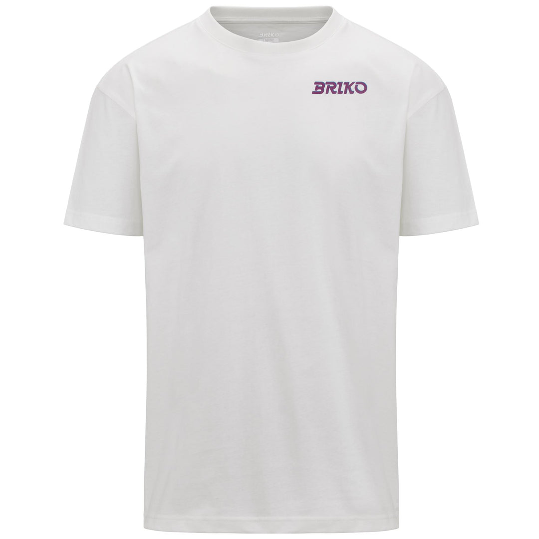 Maglietta unisex in cotone bianco per il ciclismo urbano 01