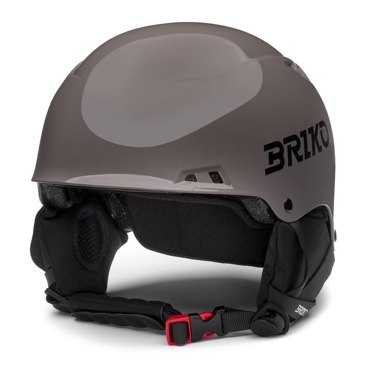 Casque de ski unisexe gris et noir avec coussinets d'oreille amovibles 1