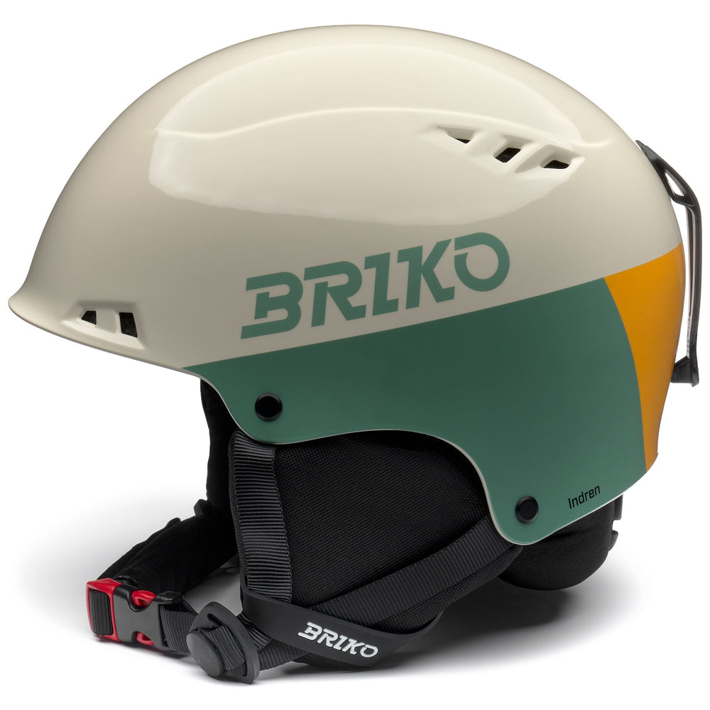 Unisex Orange and Amber Ski Helmet with Antibacterial Treatment 02