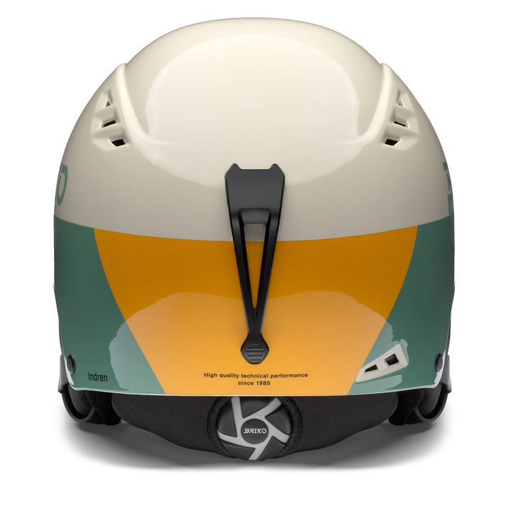 Unisex Orange and Amber Ski Helmet with Antibacterial Treatment 4
