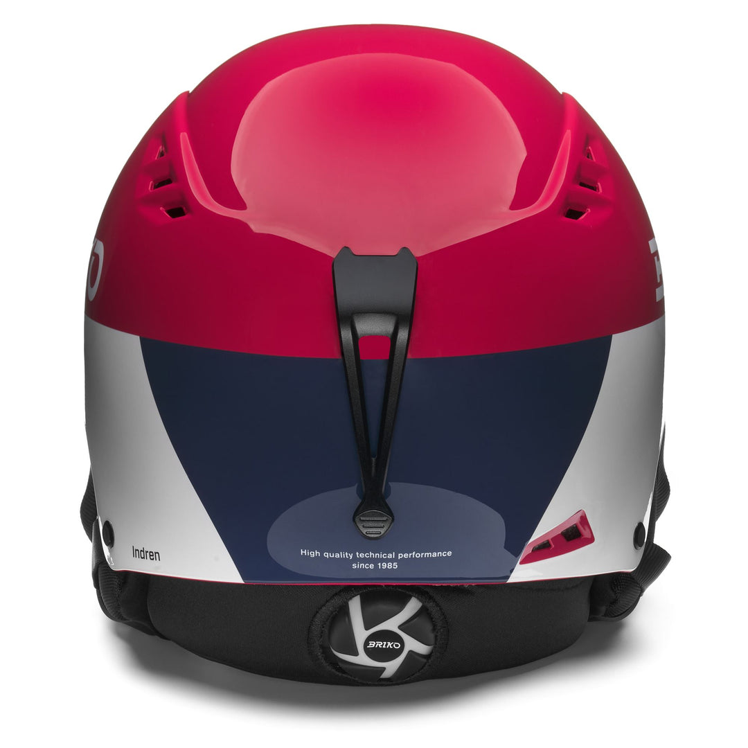 Unisex Red Ski Helmet with Removable Ear Pads and Antibacterial Treatment main