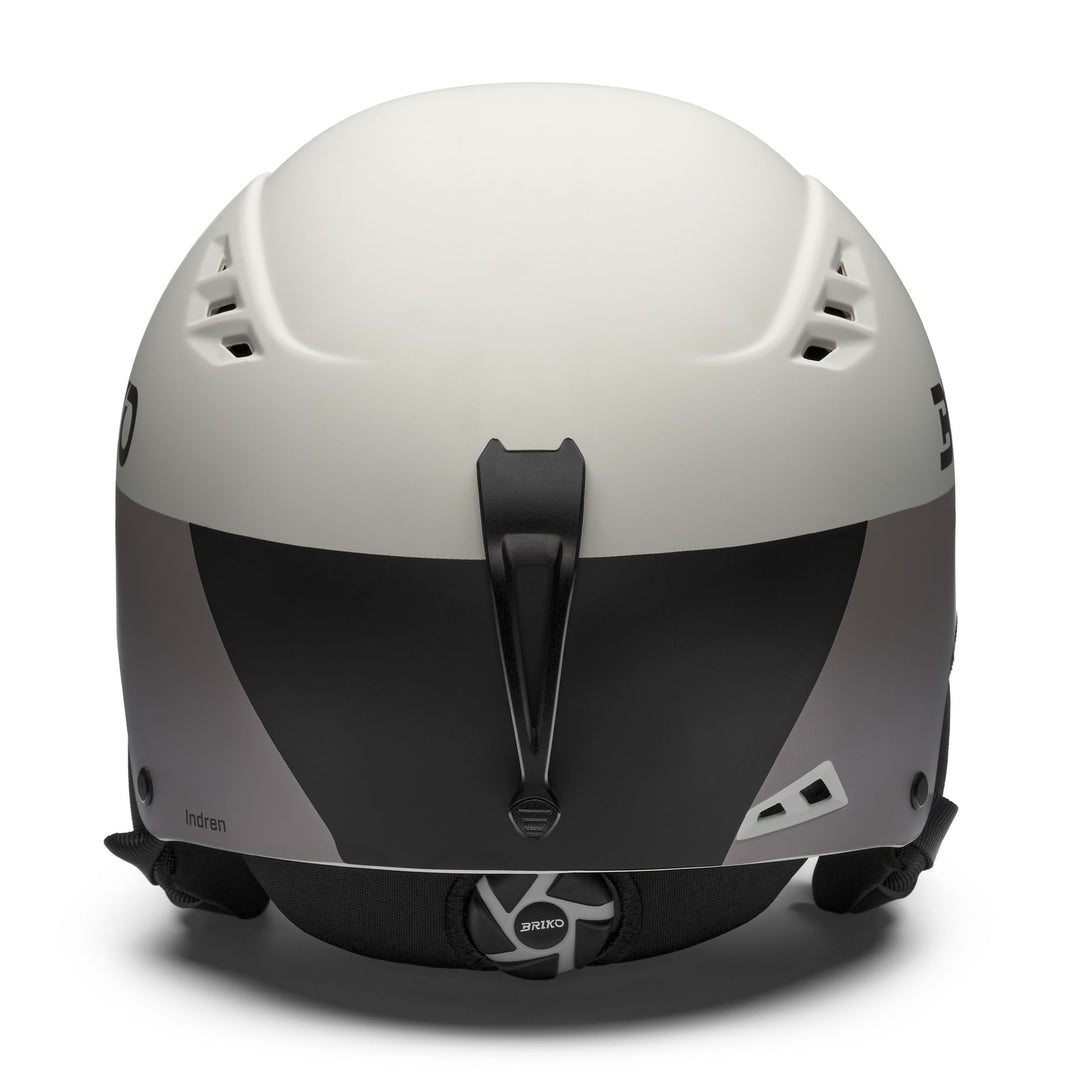 Unisex Grey and Silver Ski Helmet for Freeskiing with Antibacterial Treatment main
