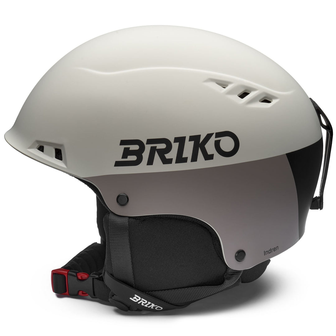 Unisex Grey and Silver Ski Helmet for Freeskiing with Antibacterial Treatment main