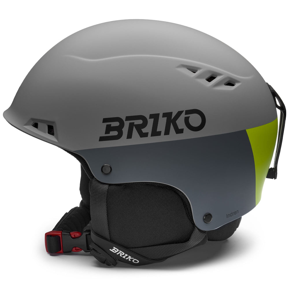 Unisex Grey and Light Grey Ski Helmet for Freeskier with Antibacterial Treatment 02