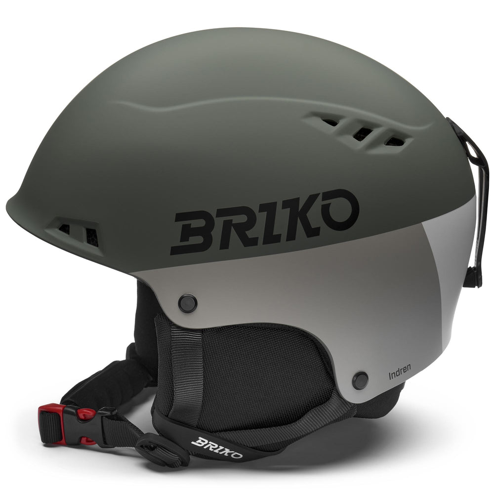 Unisex Grey Ski Helmet with Removable Ear Pads and Antibacterial Lining 02