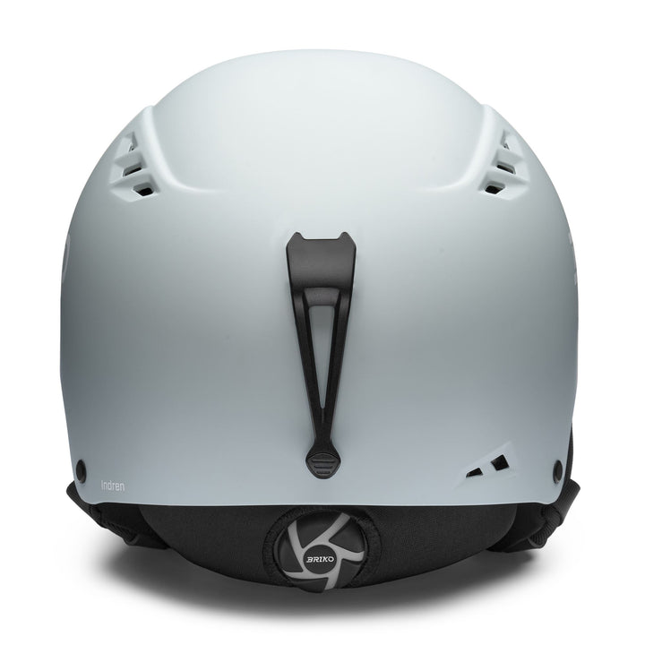 Casque de ski unisexe gris et blanc pour le freeski avec coussinets d'oreille amovibles 4