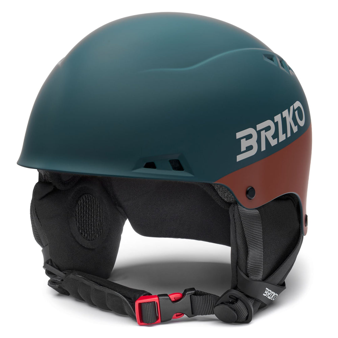 Unisex Green and Gray Ski Helmet for Freeskiing with Removable Ear Pads main