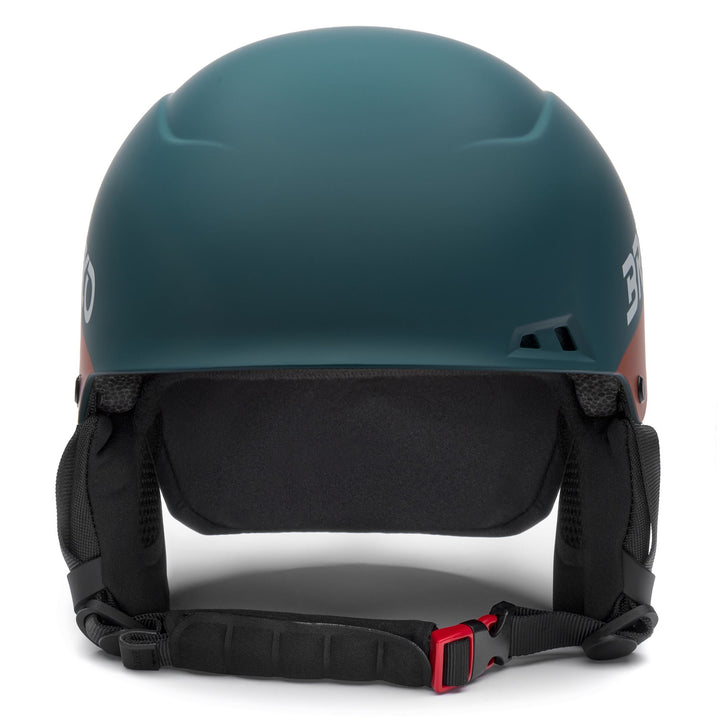 Unisex Green and Gray Ski Helmet for Freeskiing with Removable Ear Pads 3