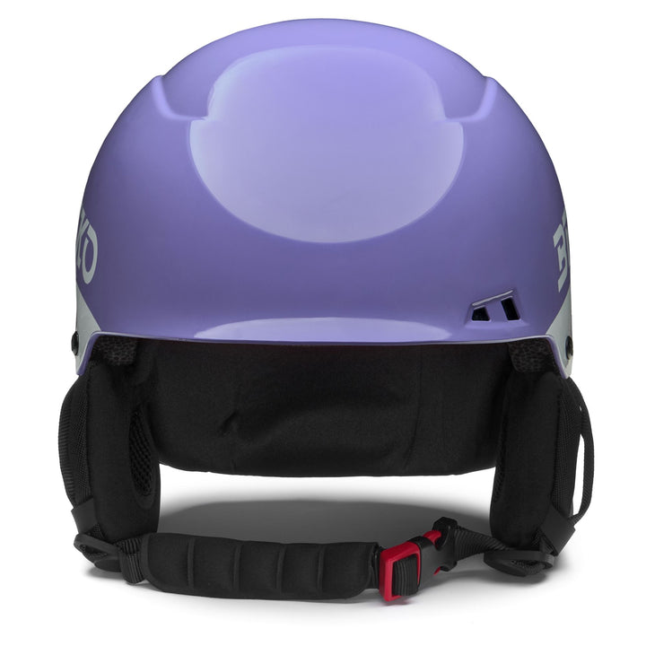 Unisex Lilac and Gray Ski Helmet for Freeskiing with Removable Ear Pads 3
