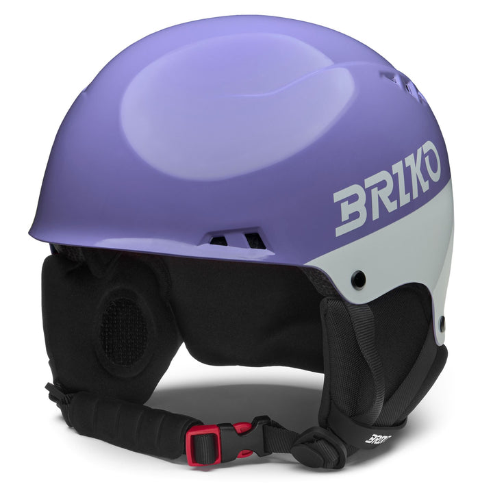 Unisex Lilac and Gray Ski Helmet for Freeskiing with Removable Ear Pads 1