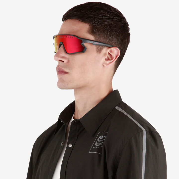 Unisex Grey Sport Sunglasses for Running and Cycling 7