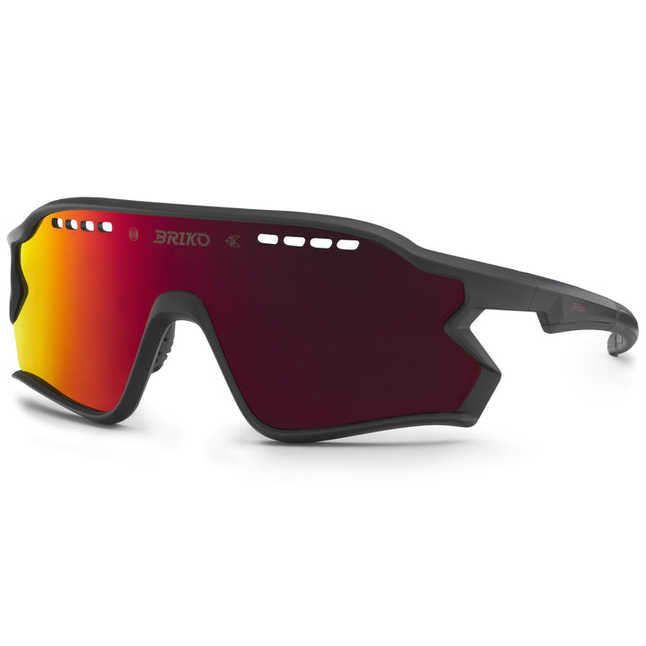 Occhiali da sole sportivi grigi unisex per corsa e ciclismo 3