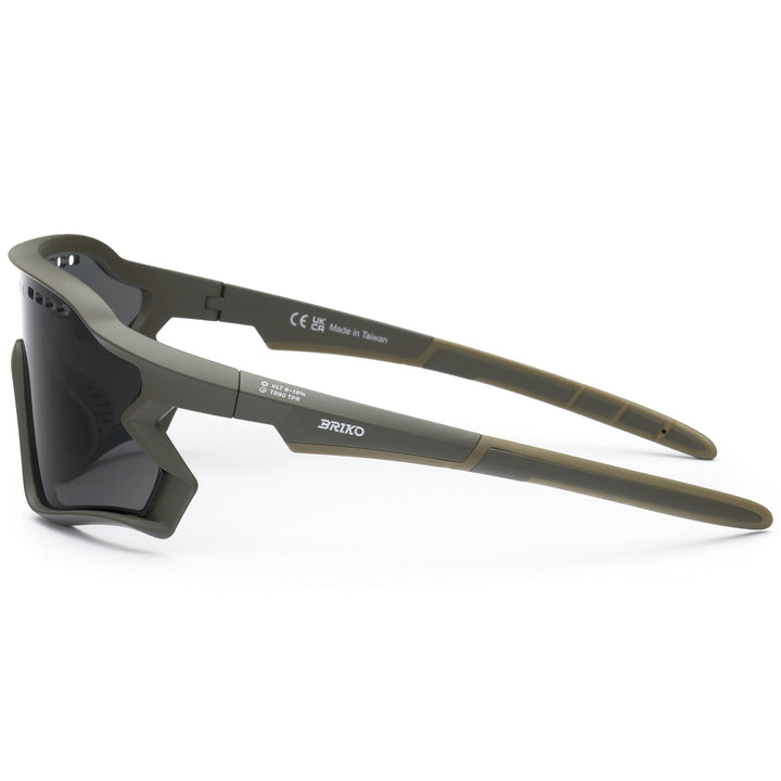 Lunettes de soleil de sport vertes unisexes pour un style de vie actif 2