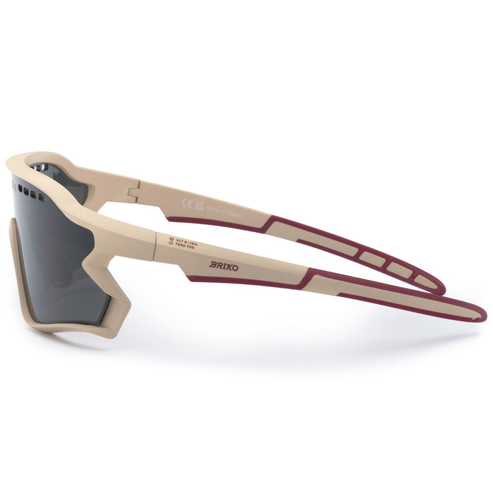 Unisex Beige Sport Sunglasses for Running and Cycling 2