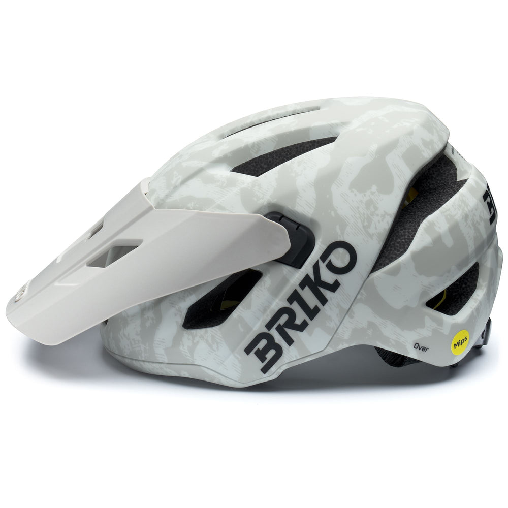Casco da mountain bike unisex marrone mimetico con ventilazione 02