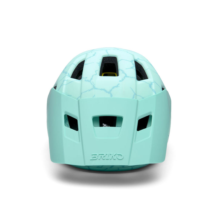 Unisex Green and Brown Mountain Bike Helmet with Ventilation 3