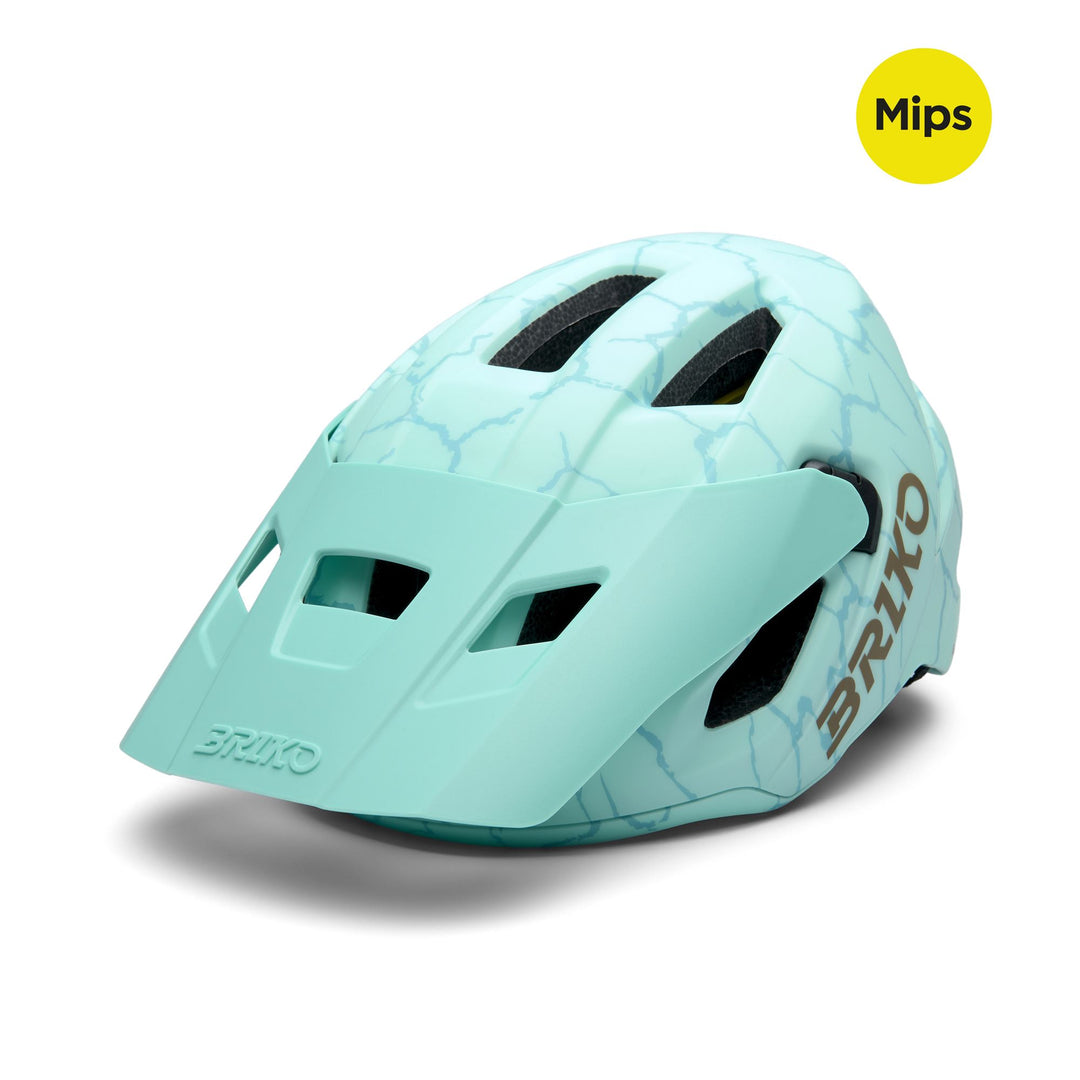 Unisex Green and Brown Mountain Bike Helmet with Ventilation 01