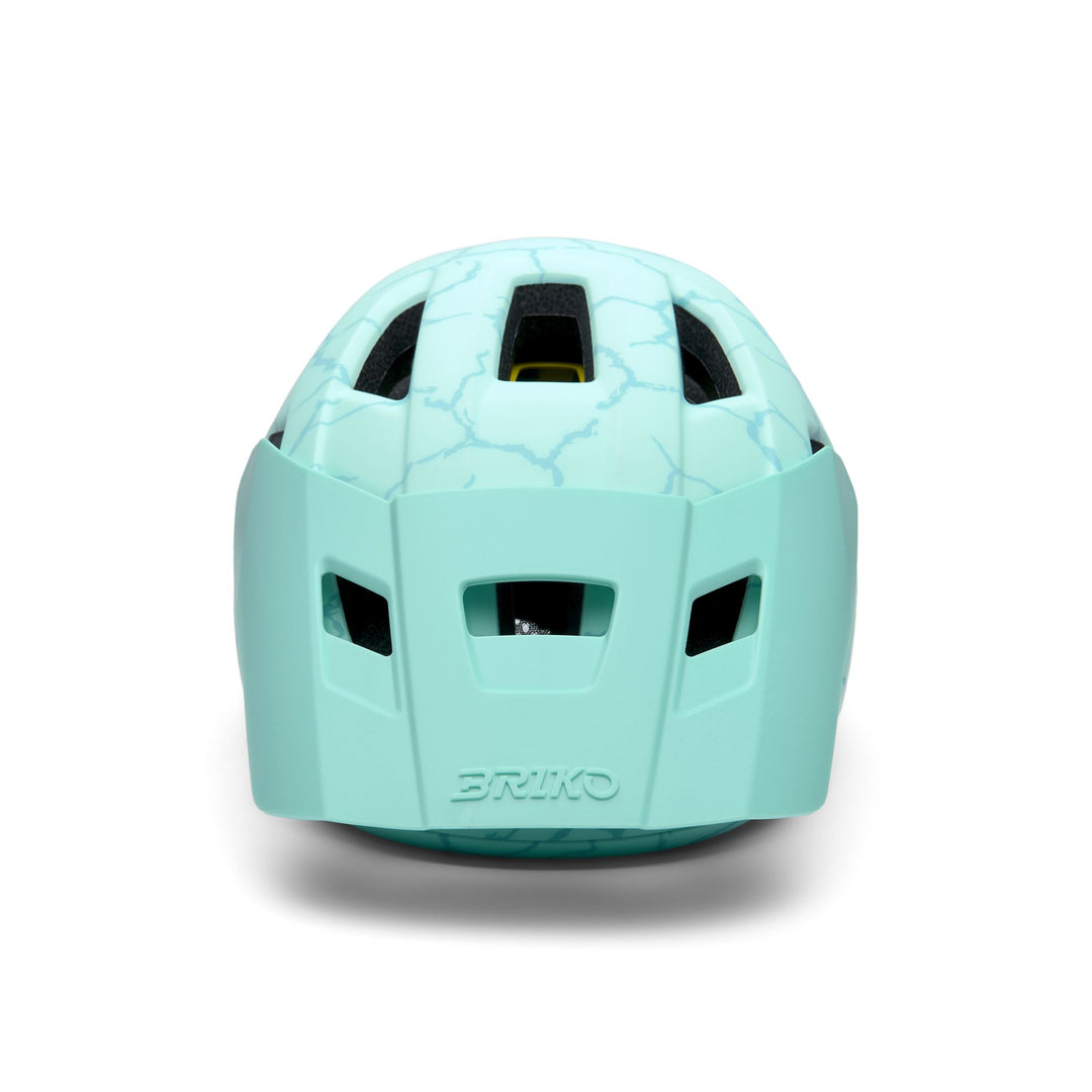 Unisex Green and Brown Mountain Bike Helmet with Ventilation main