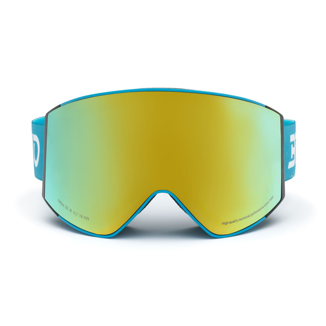 Maschera da sci azzurra per bambini con protezione antiappannamento e UV 01