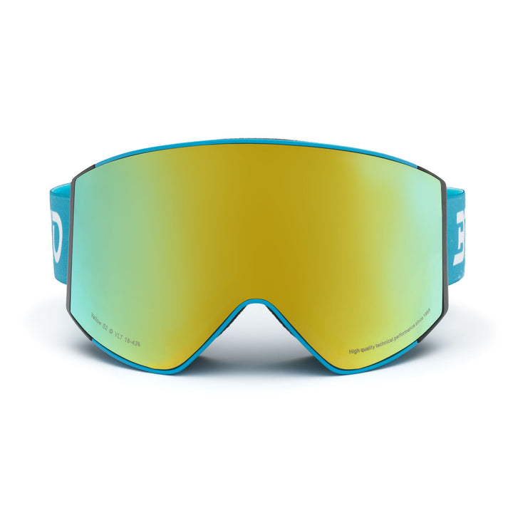 Maschera da sci azzurra per bambini con protezione antiappannamento e UV 1