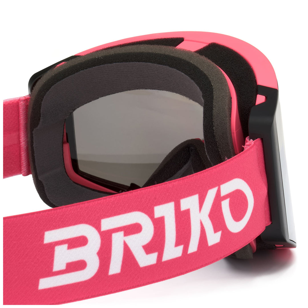 Lunettes de ski rouges pour enfants avec protection antibuée et UV main