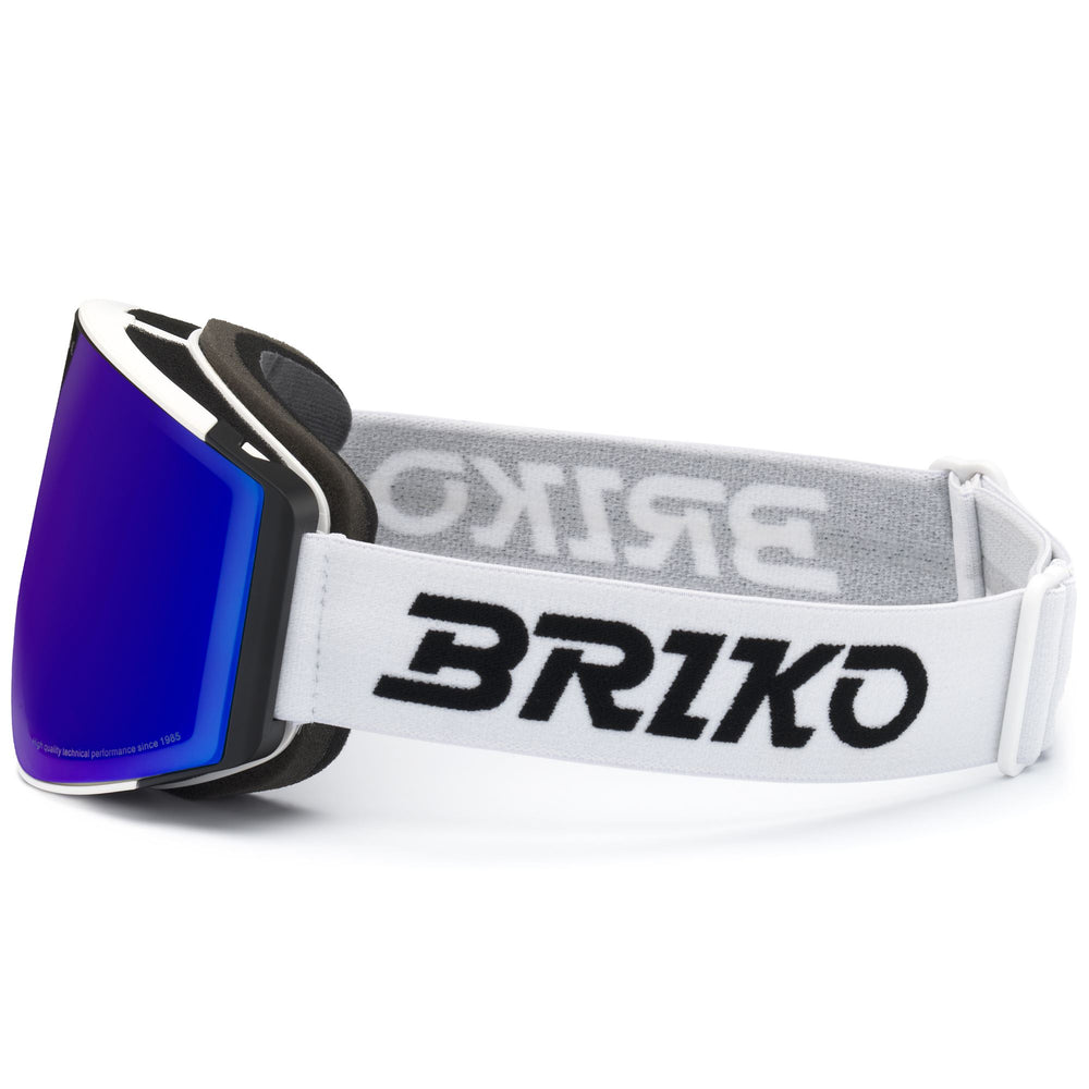 Lunettes de ski blanches pour enfants avec protection antibuée et UV 02