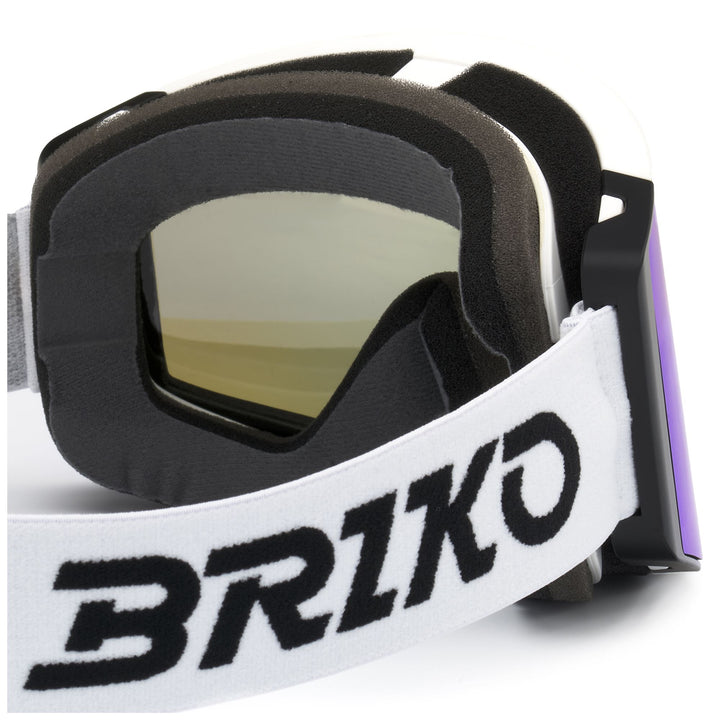 Kid's White Ski Goggles with Anti-Fog and UV Protection 4