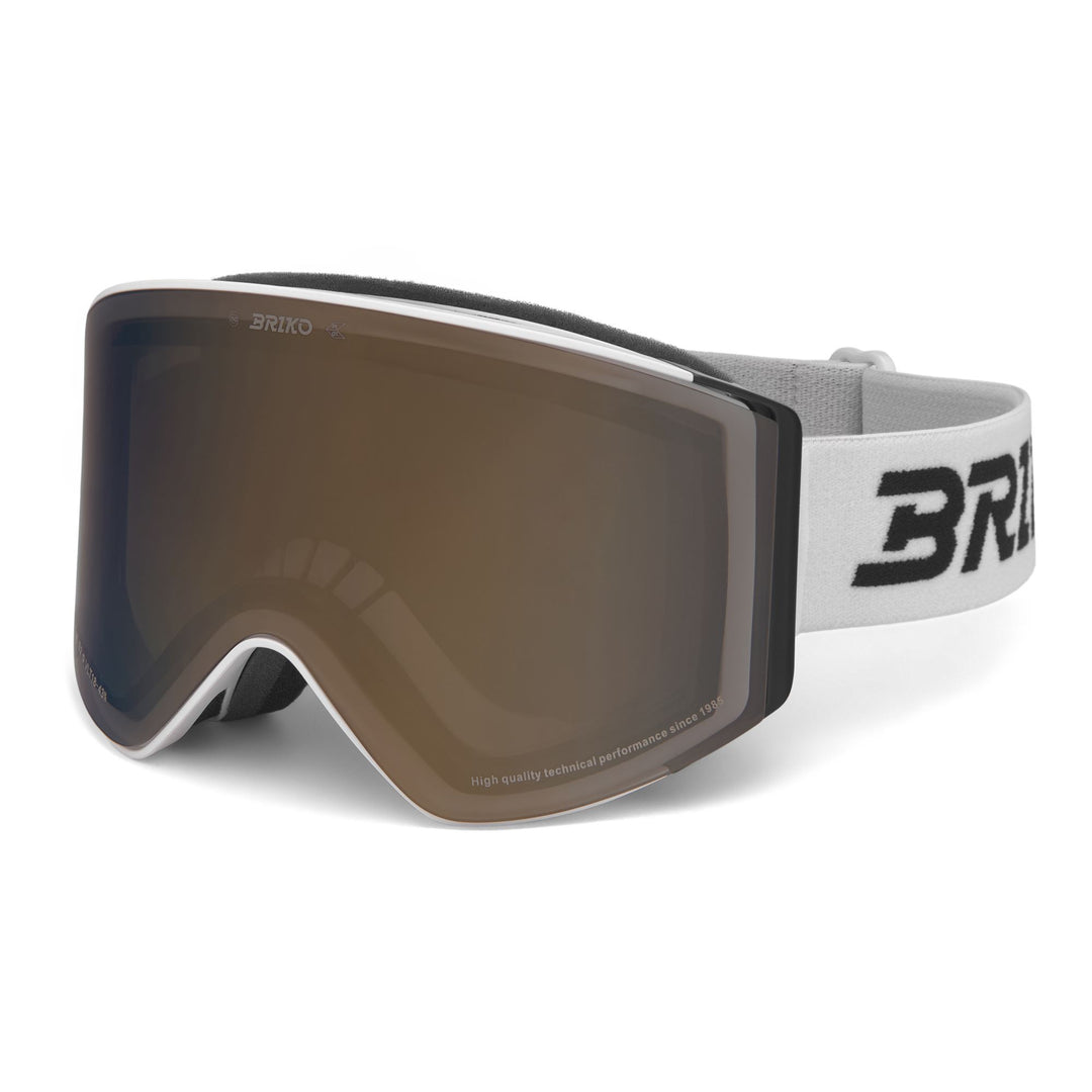Maschera da sci bianchi per bambini con trattamento antiappannamento e protezione UV. main