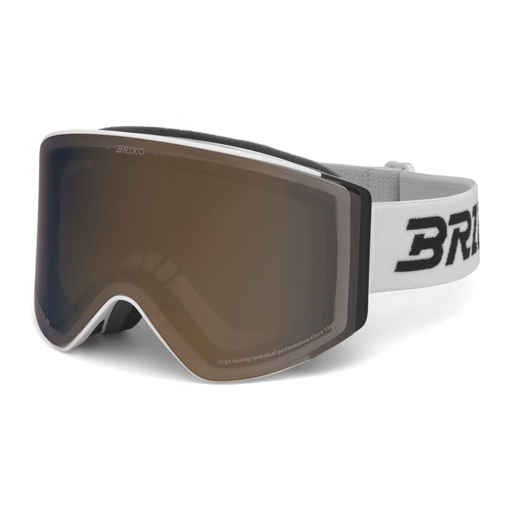 White Kid's Ski Goggles with Anti-Fog and UV Protection 3